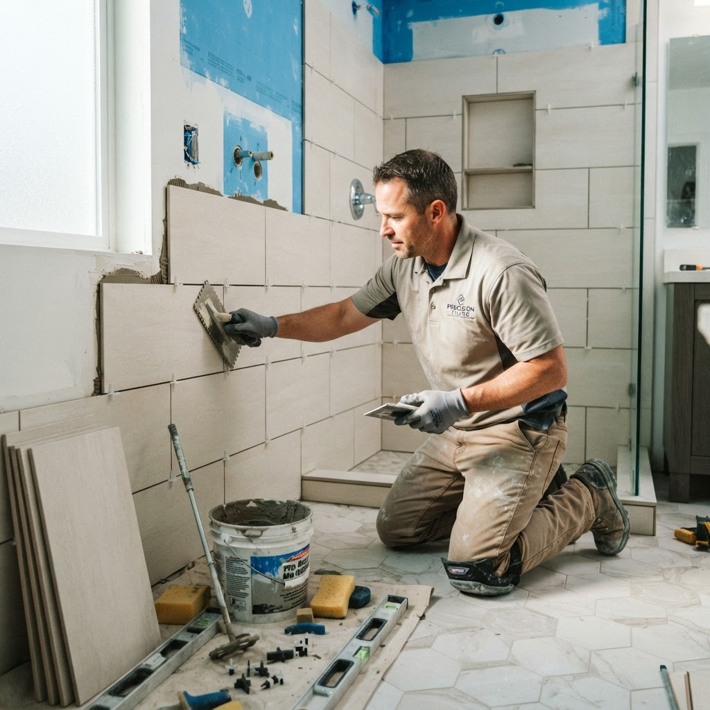 Professionelle Fliesenleger- und Natursteinarbeiten